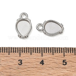 304 Stainless Steel Pendant Cabochon Settings&nbsp;SA-CBAE5AC-06P