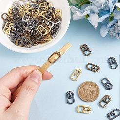80Pcs 4 Colors Zinc Alloy Smooth Buckles&nbsp;FIND-GO0002-40