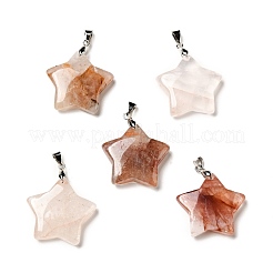 Natural Mixed Gemstone Pendants&nbsp;G-I319-04P-C