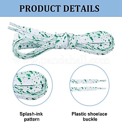 8 Pairs 8 Colors Flat Polyester Shoelaces&nbsp;FIND-GO0002-82