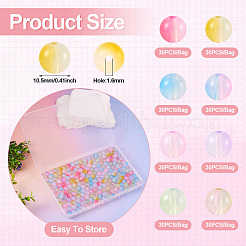 8Bags 8 Colors Transparent Czech Glass Beads&nbsp;GLAA-TA0002-48