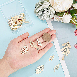 24Pcs 6 Style Brass Pendants&nbsp;KK-BC0008-11