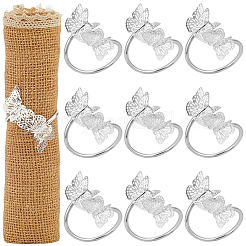 Butterfly Iron Napkin Rings&nbsp;AJEW-WH20070-109S