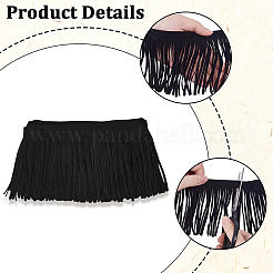 1Pc Suede Fabric Tassels Ribbon&nbsp;OCOR-GF0005-60A-01
