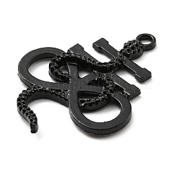 Plated Alloy Pendants&nbsp;PALLOY-D020-06EB