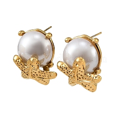 304 Stainless Steel Stud Earrings for Women&nbsp;SA-CBAF36C-08G