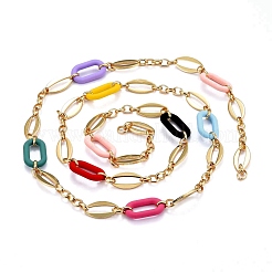 Handmade Brass Oval Link Chains&nbsp;CHC-H102-16G-A