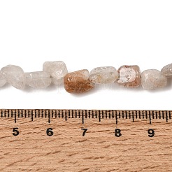 Natural Thousand Layer Phantom Quartz Layered Lodolite Quartz Thousand Layer Garden Quartz Beads Strands&nbsp;GG-CBAC13F-A04-01