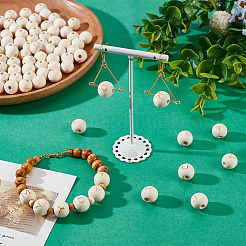 Wood Beads&nbsp;WOOD-WH0048-03A