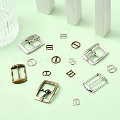 25Pcs 5 Styles Alloy Slide Buckles&nbsp;FIND-YW0009-96P