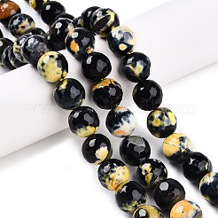 Dyed Natural Agate Beads Strands&nbsp;G-T141-01A-02
