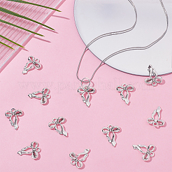 100Pcs Tibetan Style Alloy Pendants&nbsp;FIND-ME0001-02AS