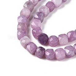 Natural Lepidolite/Purple Mica Stone Beads Strands&nbsp;G-N342-139