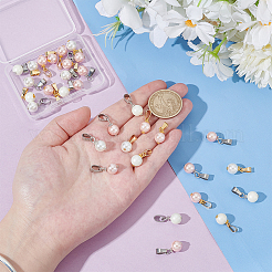 32Pcs Shell Pearl Pendants&nbsp;PALLOY-PH01823
