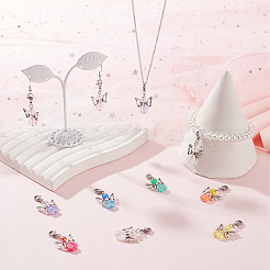 Eco-Friendly Transparent Acrylic Pendants&nbsp;PALLOY-SC0004-15