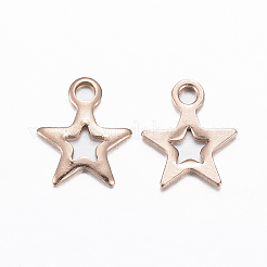 Ion Plating(IP) 304 Stainless Steel Charms&nbsp;LS-X-STAS-H392-01RG