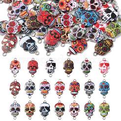40Pcs 20 Styles Cinco de Mayo Alloy Enamel Connector Charms&nbsp;ENAM-CJ0004-86