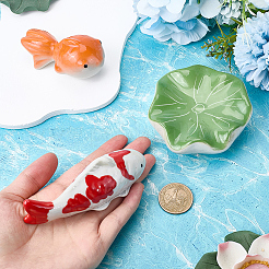 3Pcs 3 Styles Ceramic Display Decorations&nbsp;DJEW-GF0001-73