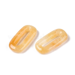 Natural Topaz Jade Oval Pendants&nbsp;G-N342-105F
