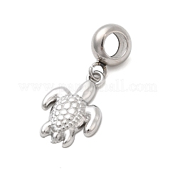 304 Stainless Steel Sea Animal European Dangle Charms&nbsp;X-STAS-D153-04A-P