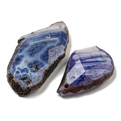 Dyed Natural Druzy Agate Pendants&nbsp;G-G123-06