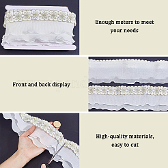 3Yards Polyester Lace Ribbon&nbsp;OCOR-GA0002-90B