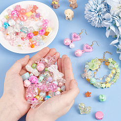 240Pcs 8 Colors Acrylic Beads&nbsp;MACR-PH0001-82