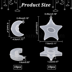 20Pcs 2 Style Plastic Cosmetic Storages&nbsp;CON-NB0008-15