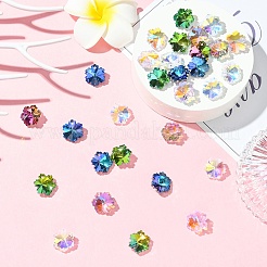 30Pcs Electroplated Glass Charms&nbsp;EGLA-YW0005-23