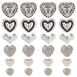 120Pcs 6 Styles Tibetan Style Alloy Beads&nbsp;TIBE-SP0001-22B