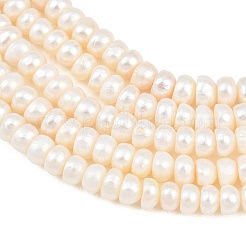 Natural Cultured Freshwater Pearl Beads Strands&nbsp;PA-CBAFEE8-08