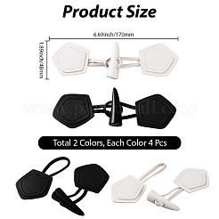 8Pcs 2 Colors Resin Buttons&nbsp;FIND-CY0001-32B