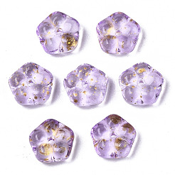 Spray Painted Glass Beads&nbsp;DGLA-R052-002-B03