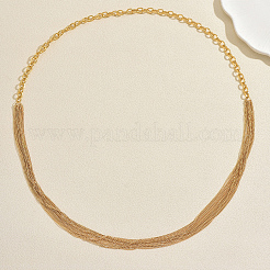 Iron Long Chain Multi-strand Necklaces for Women&nbsp;RD6886