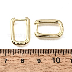 Brass Huggie Hoop Earrings&nbsp;EJEW-G473-01G