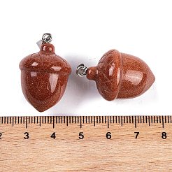 Synthetic Goldstone Pendants&nbsp;G-Q172-08P-03