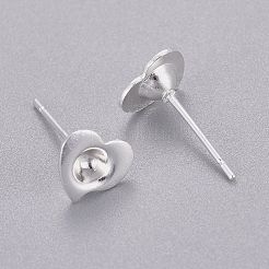 304 Stainless Steel Stud Earring Settings&nbsp;STAS-K210-23S