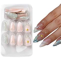 ABS Plastic Full Cover Press On False Nails&nbsp;MRMJ-CP0001-71