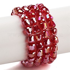 Electroplate Glass Beads Strands&nbsp;EGLA-D030-T4mm-B06