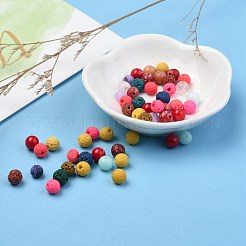 Natural & Synthetic Mixed Gemstone Beads&nbsp;G-MSMC007-27