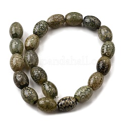 Tibetan Style dZi Beads Strands&nbsp;G-S389-A11