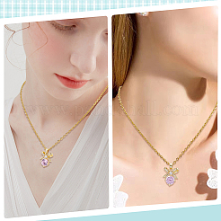 8Pcs Brass Micro Pave Cubic Zirconia Pendants&nbsp;FIND-BBC0004-28B-02