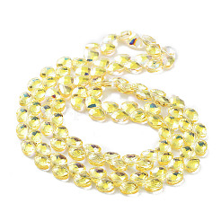 Electroplate Glass Beads Strands&nbsp;X-EGLA-A036-11A-FP01