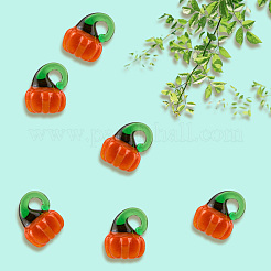 30Pcs Autumn Theme Handmade Lampwork Pendants&nbsp;LAMP-PA0001-23