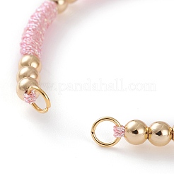Adjustable Polyester Braided Cord Bracelet Making&nbsp;AJEW-JB00892-04