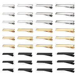 120Pcs 12 Style Iron Alligator Hair Clips Findings&nbsp;PHAR-TA0001-08