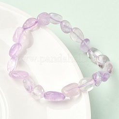 Natural Amethyst Beaded Stretch Bracelets for Women&nbsp;BJEW-K213-C23