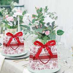 Floral Printed Paper Gift Tote Bags&nbsp;ABAG-WH0044-82D