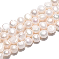 Natural Cultured Freshwater Pearl Beads Strands&nbsp;PEAR-N027-06B