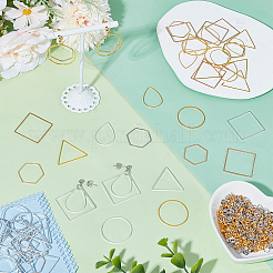 DIY Brass Earring Making Kits&nbsp;DIY-PH0029-17